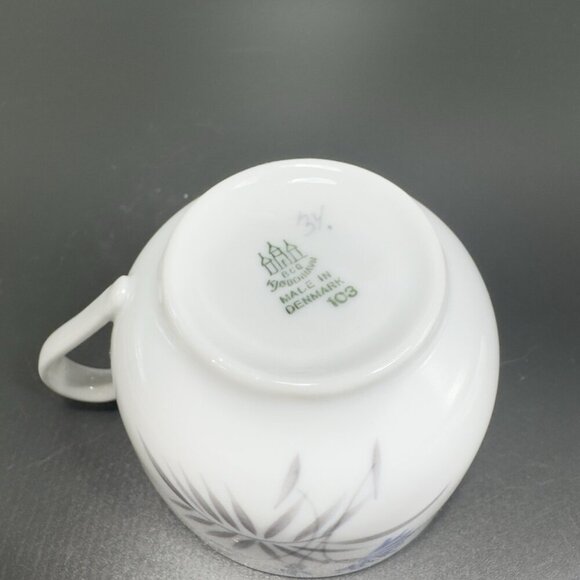 Bing & Grondahl Denmark Kjoebenhavn Porcelain Small Teacup And Saucer Set VTG - Picture 14 of 14